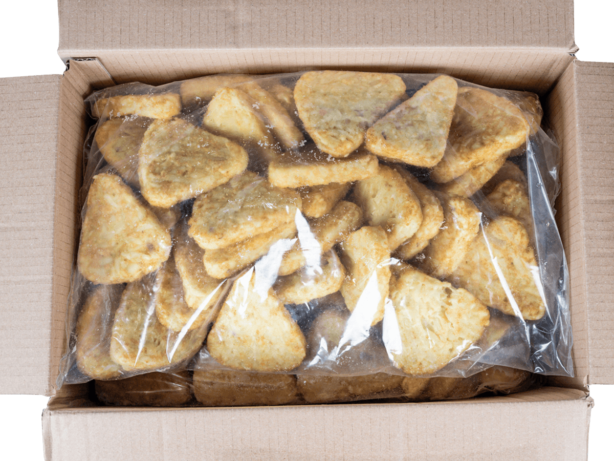 Картофельные хаш брауны треугольные, Бельгия