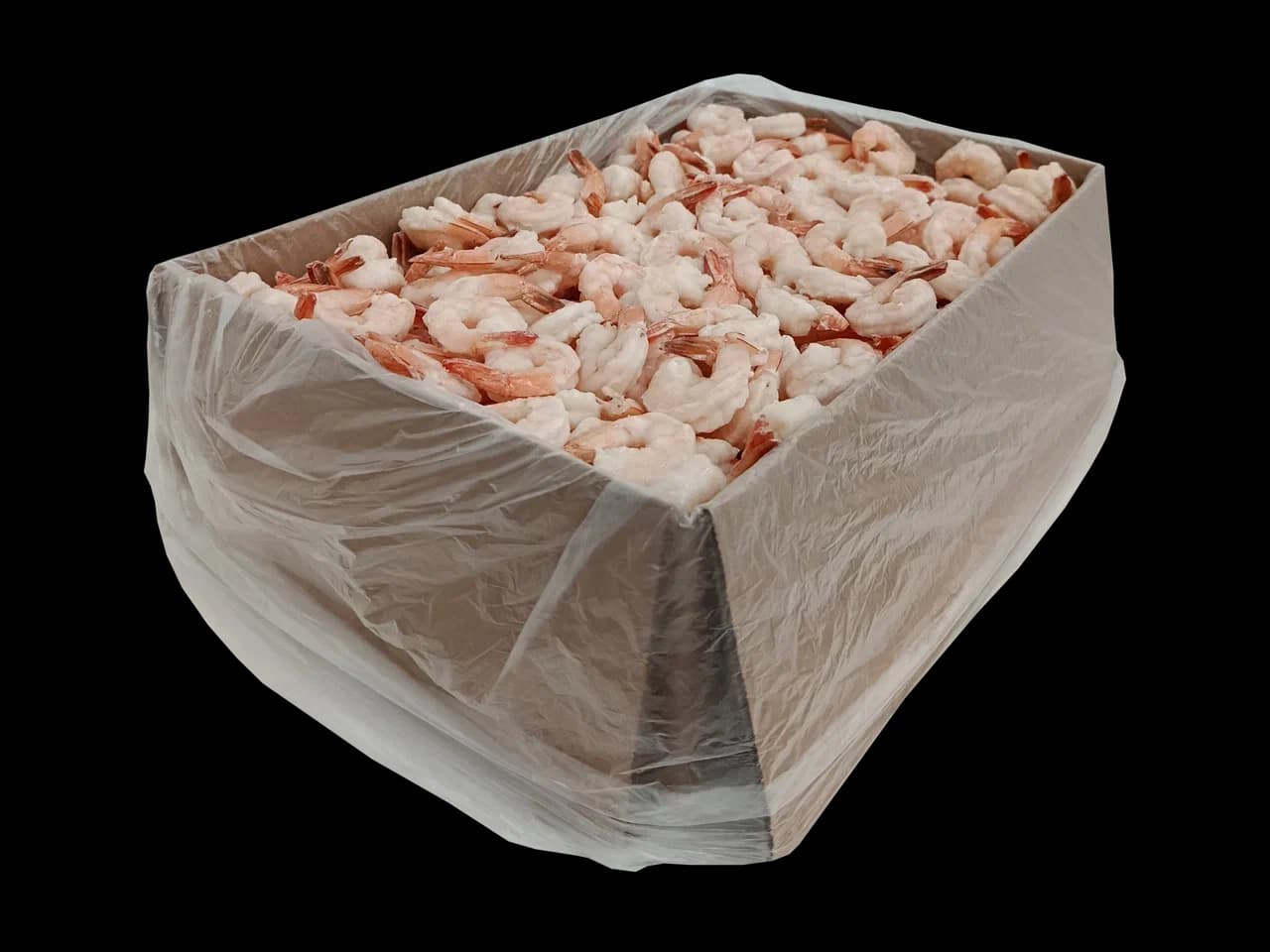 Королевские креветки очищенные с хвостом 31/40 в/м  IQF, 4 кг