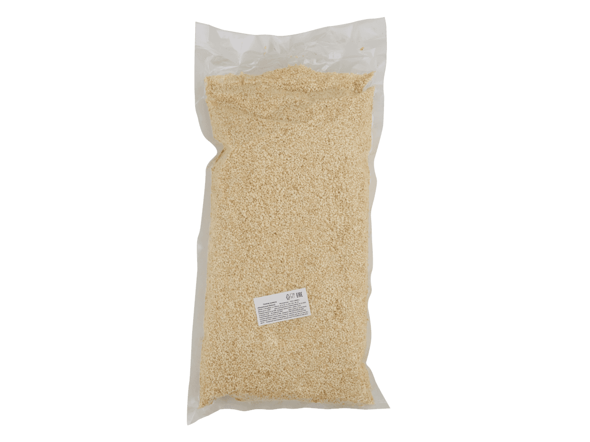 Семя кунжутное обжаренное белое 1кг, Россия