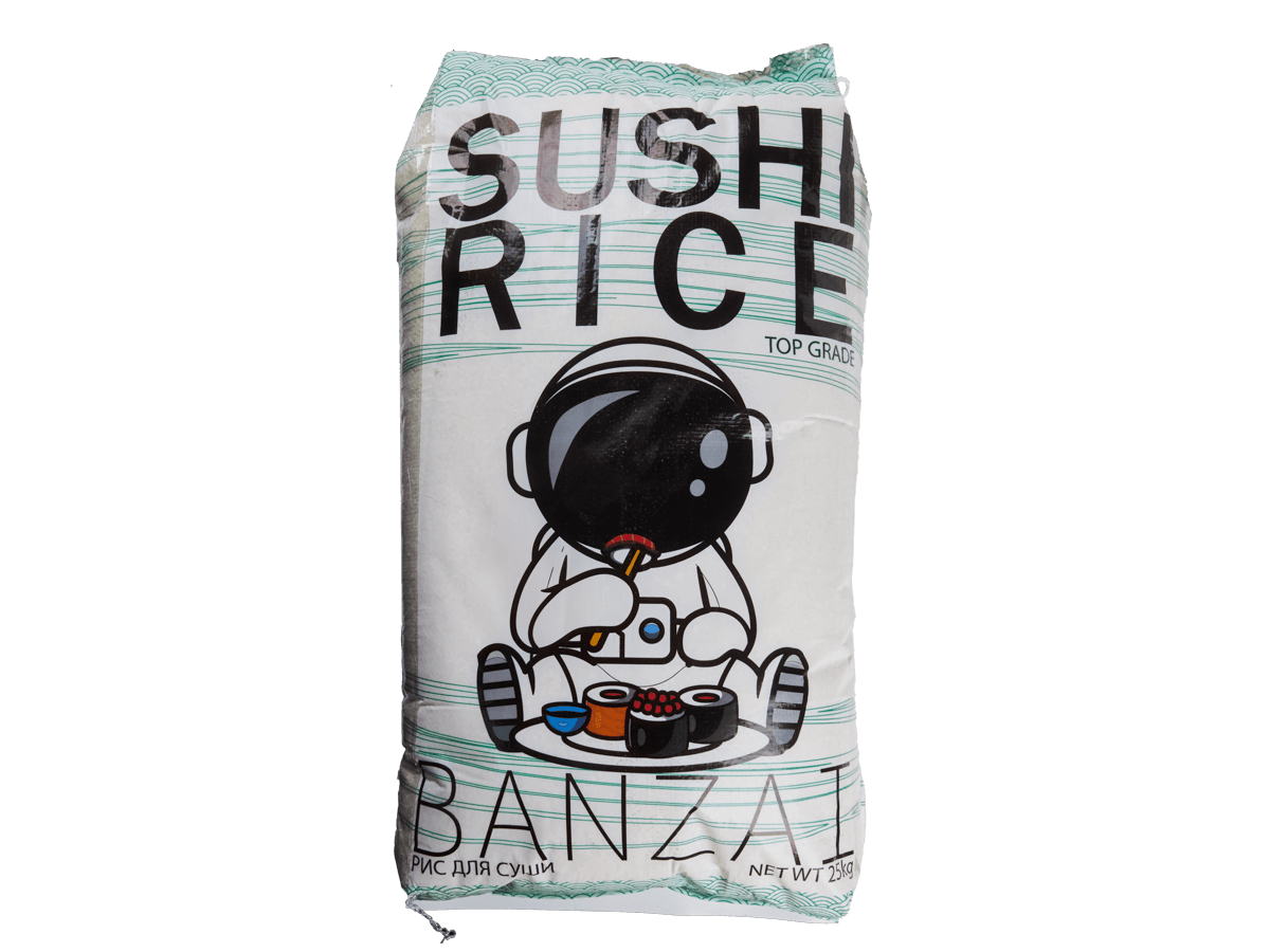 Рис для суши 25кг, Banzai, Россия