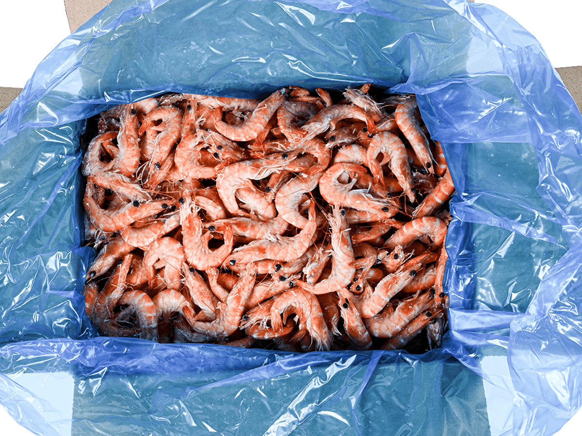 Креветка ваннамей в/м с/г в панц. 90/100, IQF