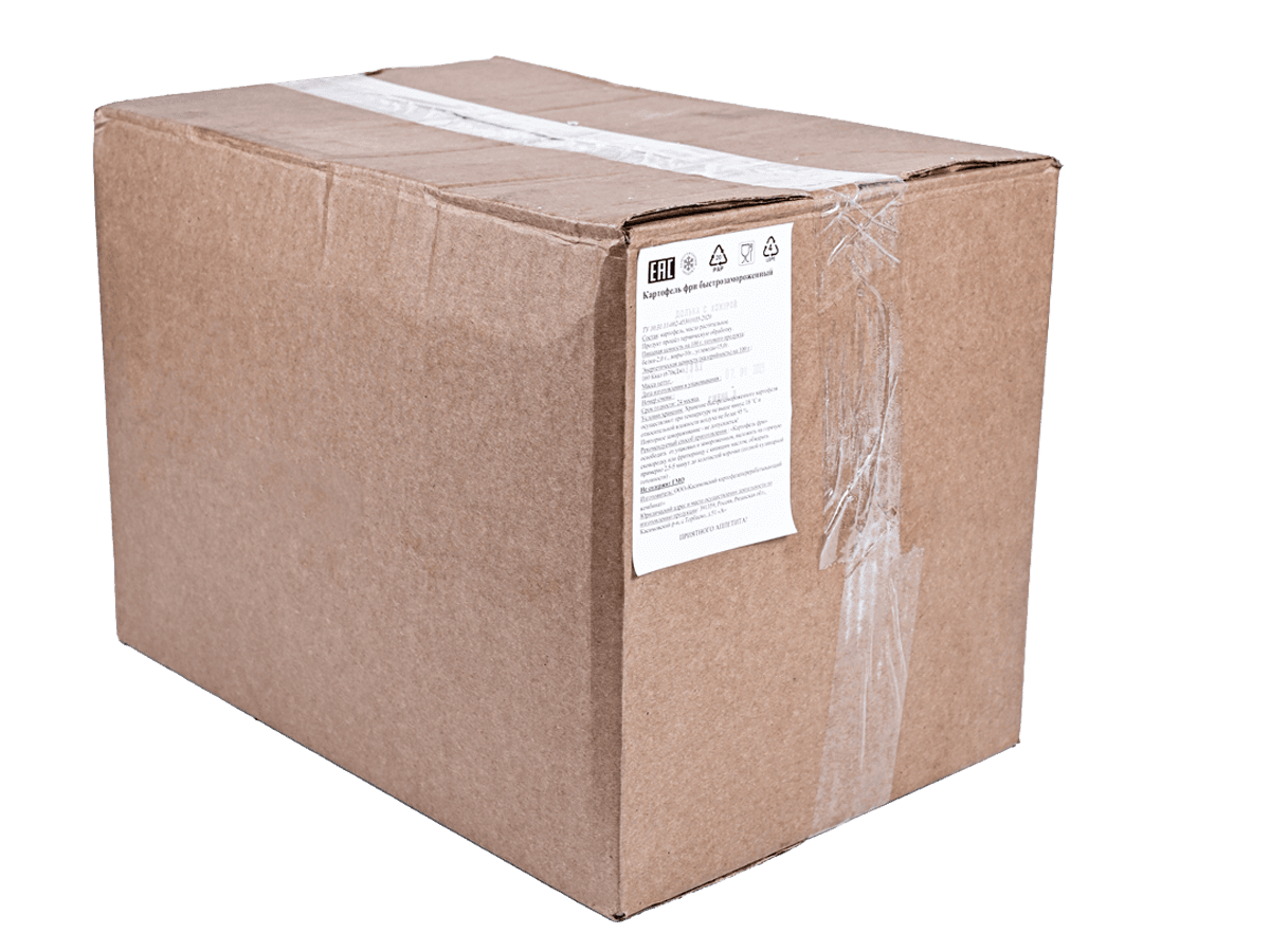 Картофельные дольки с кожурой, Россия