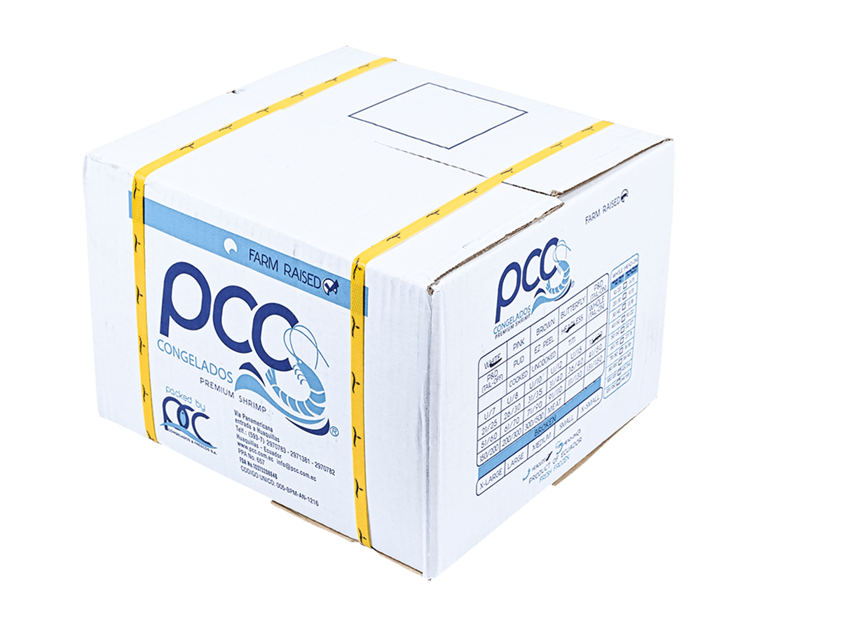 Креветка ваннамей с/м б/г в панц. 16/20, бл. 1,81кг, 2 кат., Эквадор