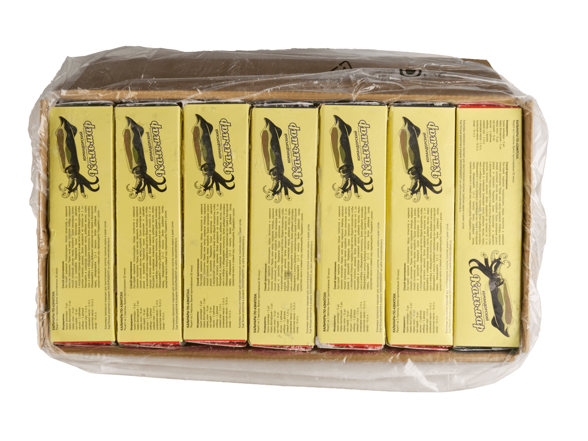 Кальмар командорский филе