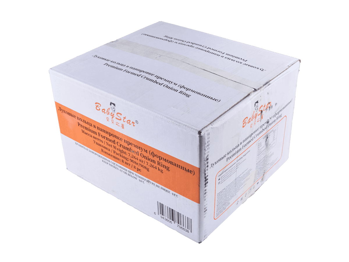 Луковые кольца в панировке (формованные) Premium, Китай