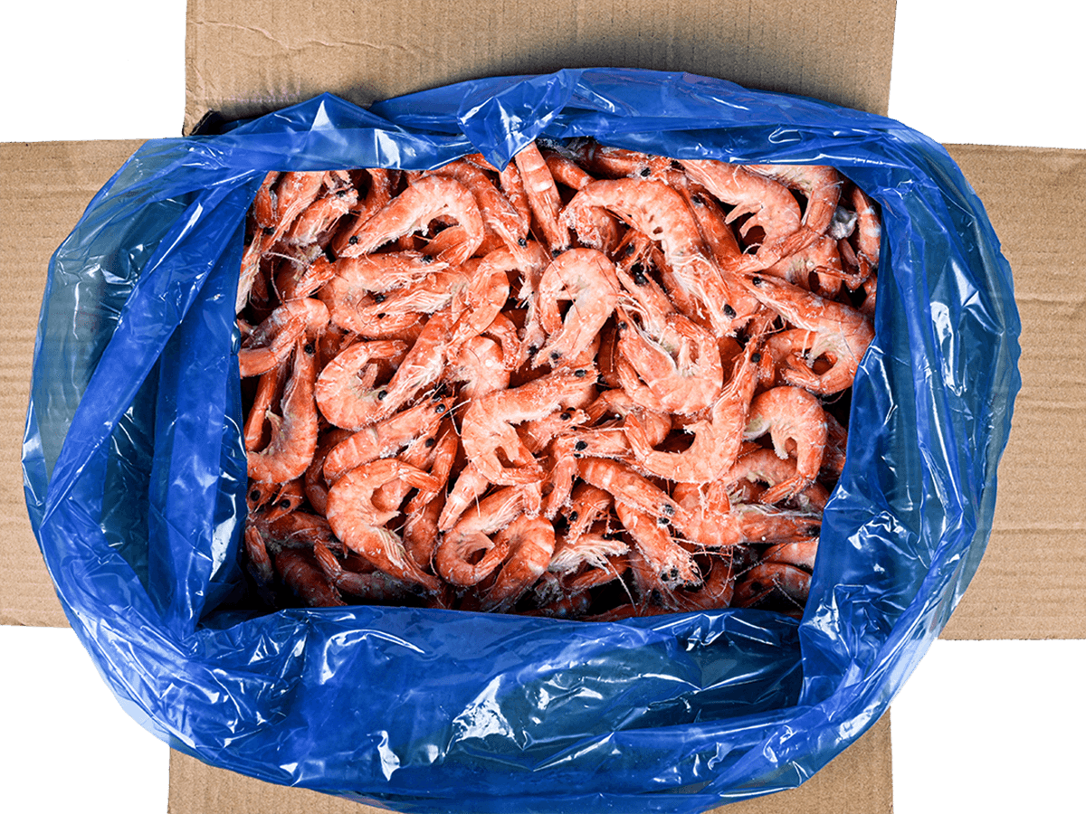 Креветка ваннамей в/м с/г в панц. 70/80, IQF 10 кг., Индия
