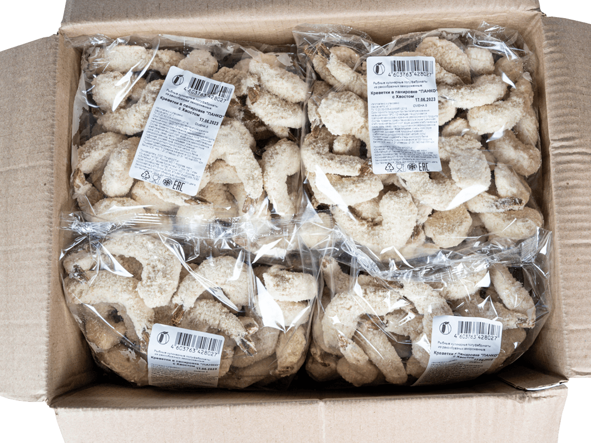 Креветка в панировке панко с хвостом, Фрост-А, Россия