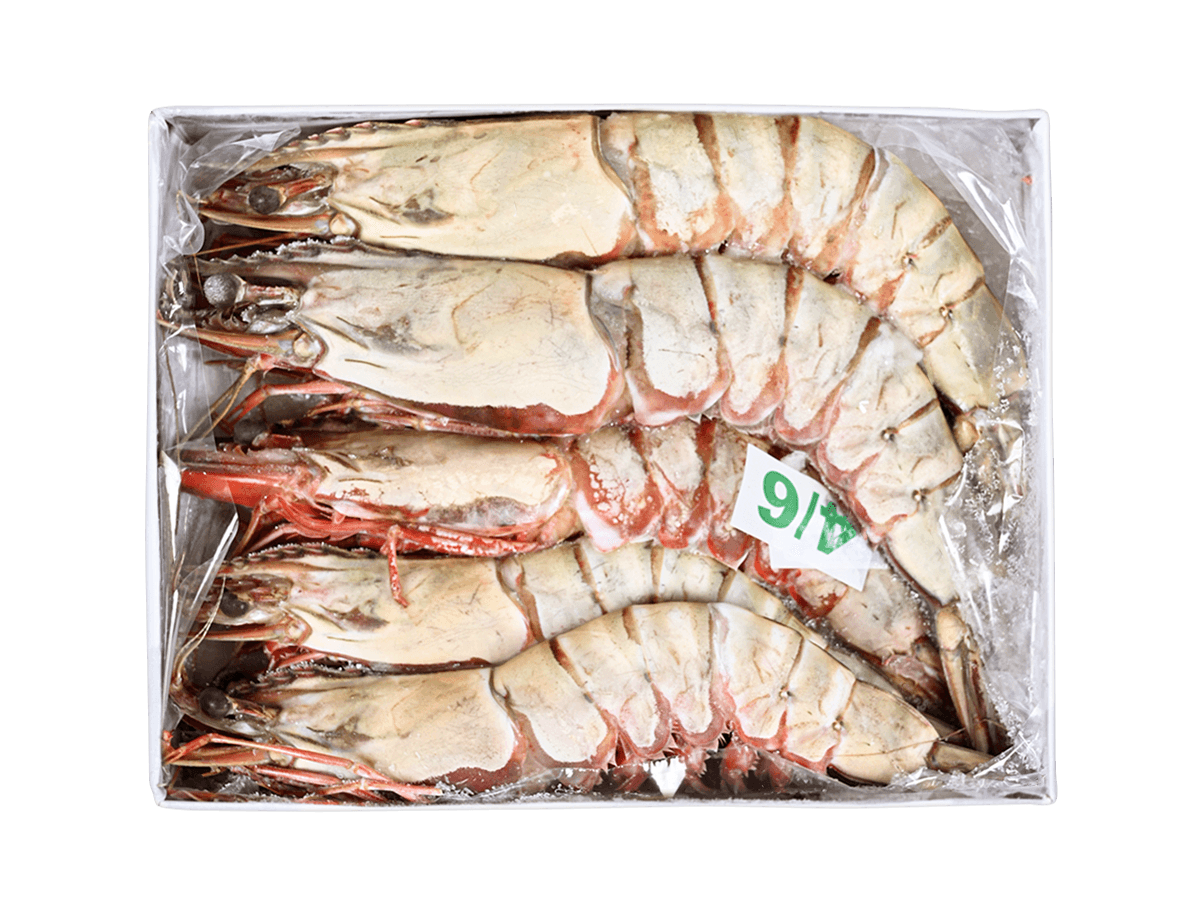 Креветка черная тигровая с/м с/г  4/6 semi-IQF, Бангладеш