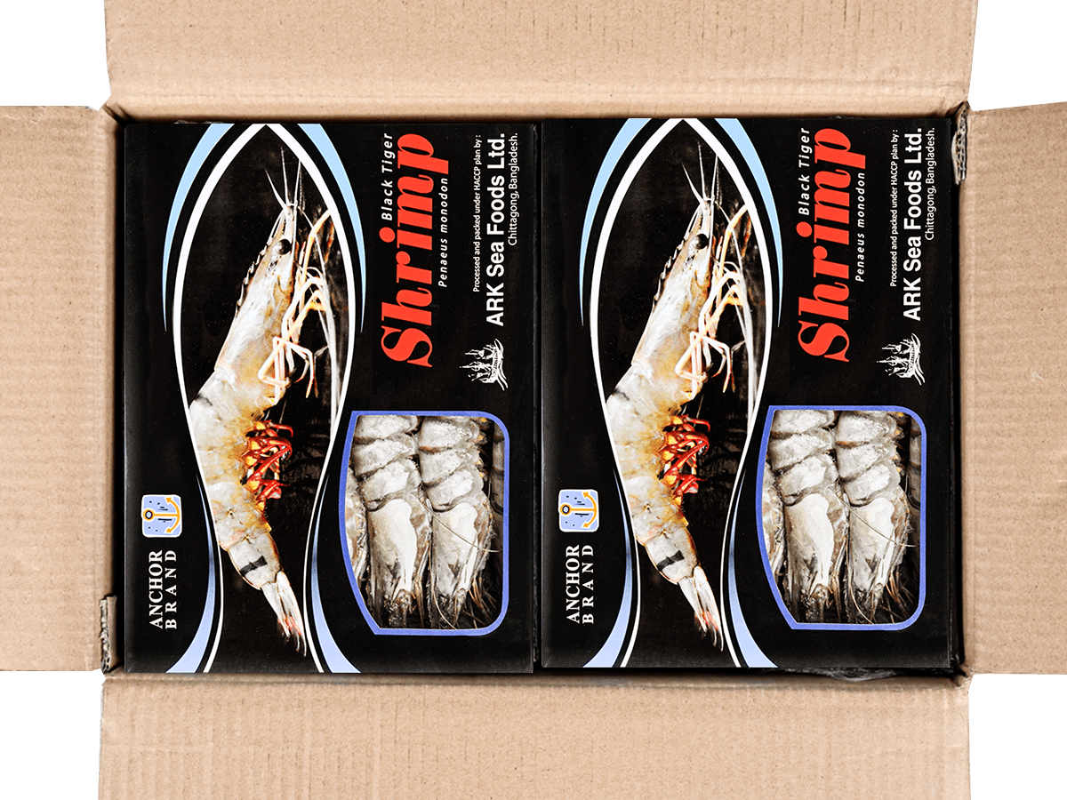 Креветка черная тигровая с/м с/г 16/20 semi-IQF, Бангладеш