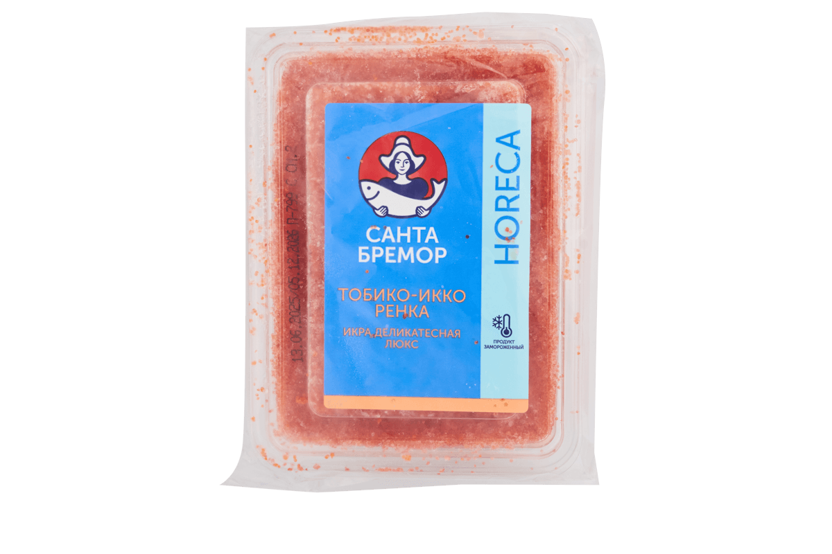 Икра Тобико-ИККО ренка оранжевая 500г, Санта Бремор, Беларусь