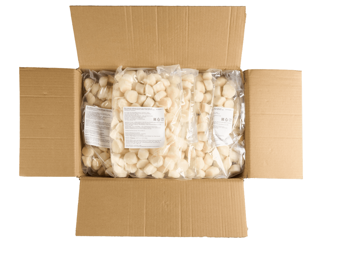 Морской гребешок с/м 10/20 ECONOMY S IQF 8%