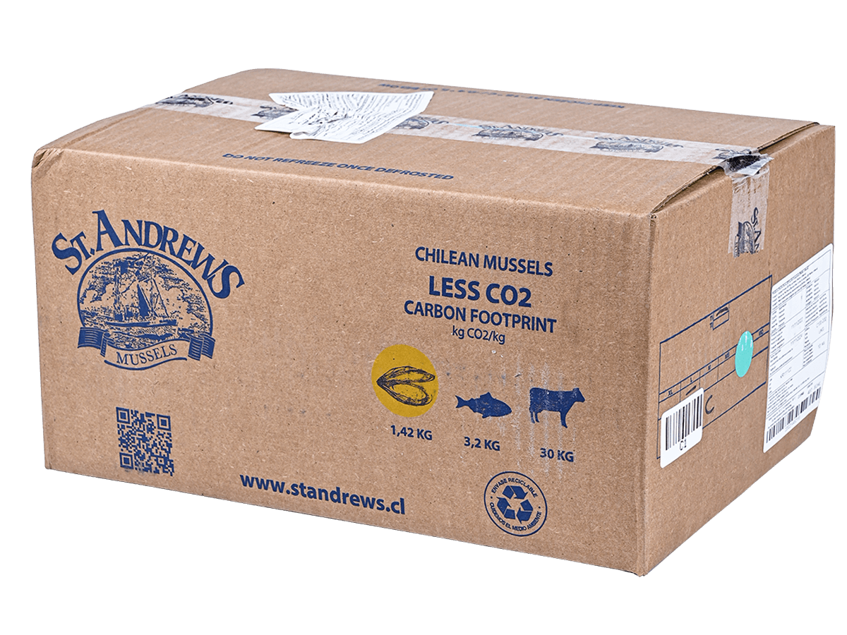 Мидии мясо в/м 100-200, Чили