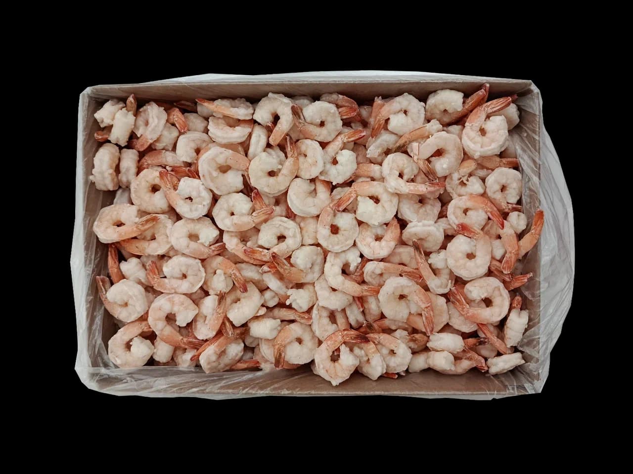 Королевские креветки очищенные с хвостом 31/40 в/м  IQF, 4 кг