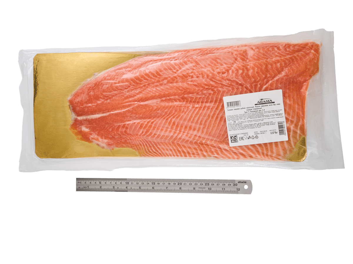 Форель сл/с филе Trim E 0,7-1,1кг, Agama Professional, Беларусь