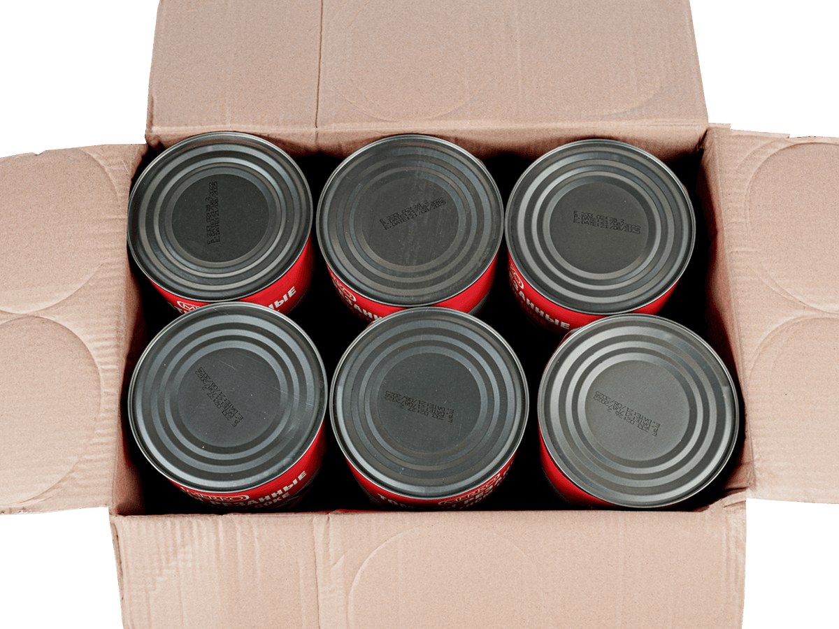 Томаты очищенные нарезанные в с/с 2,45 кг