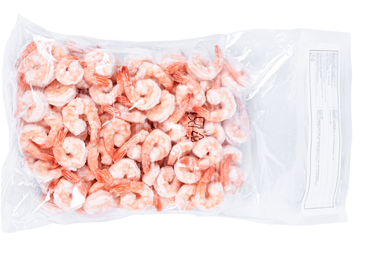Креветка ваннамей бланш. очищ. с хв. 41/50 IQF 1кг, Индия
