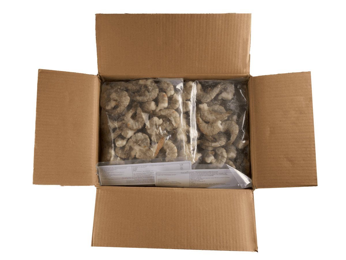 Креветка ваннамей с/м б/г в панц. 21/25, IQF 1кг, Индонезия