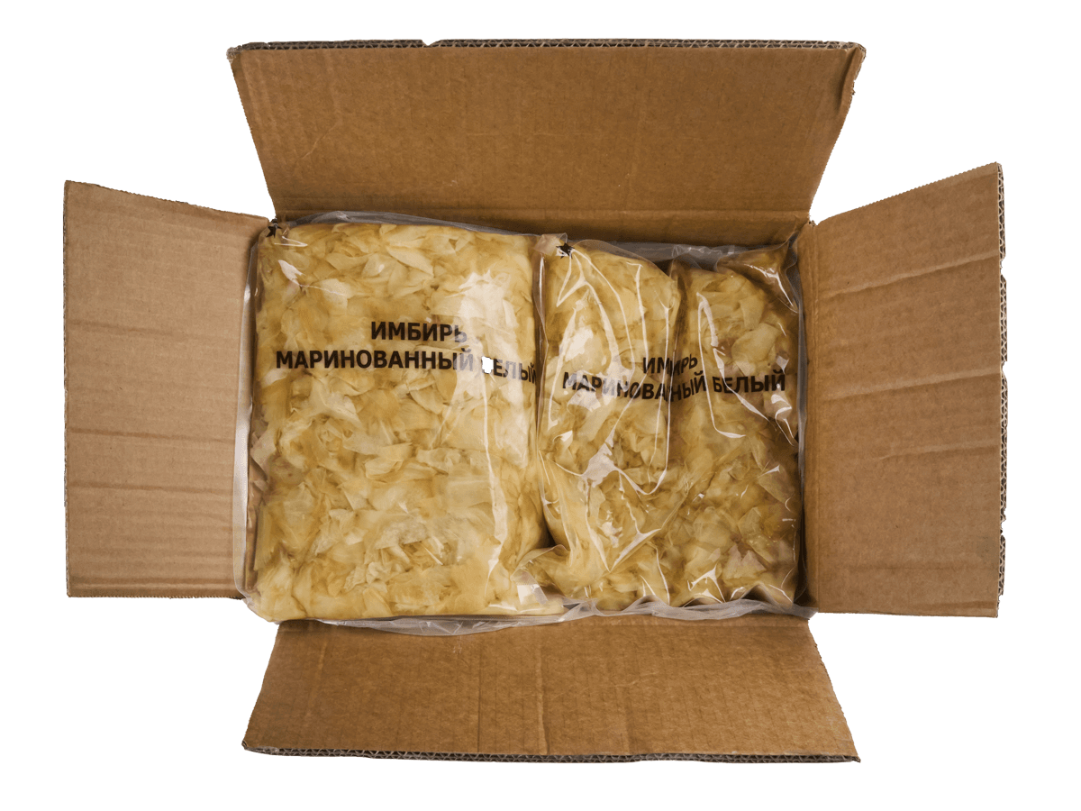 Имбирь маринованный белый 1,4кг грейд А, Китай