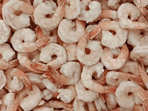 Королевские креветки очищенные с хвостом 31/40 в/м  IQF, 4 кг