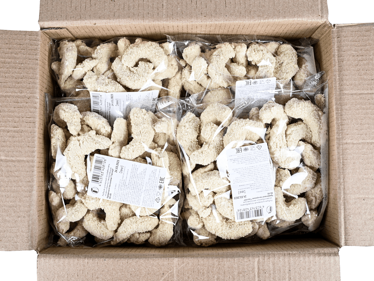 Креветка в панировке 18-20г, Россия