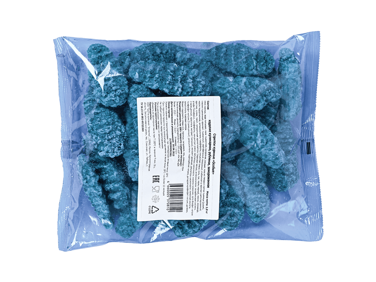 Стрипсы куриные в панировке "Особые", Атлантис, Россия