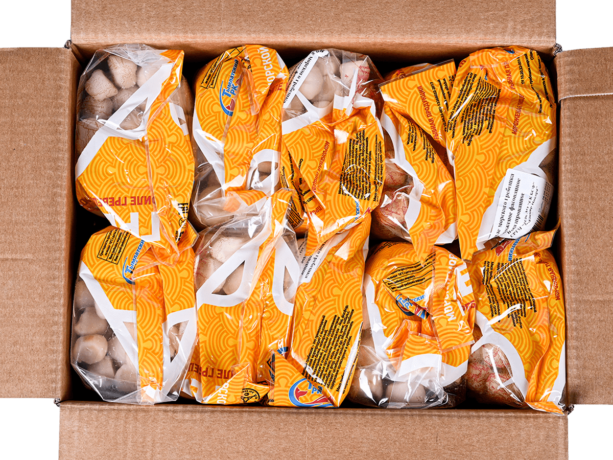 Морской гребешок с/м 100+ IQF 8%