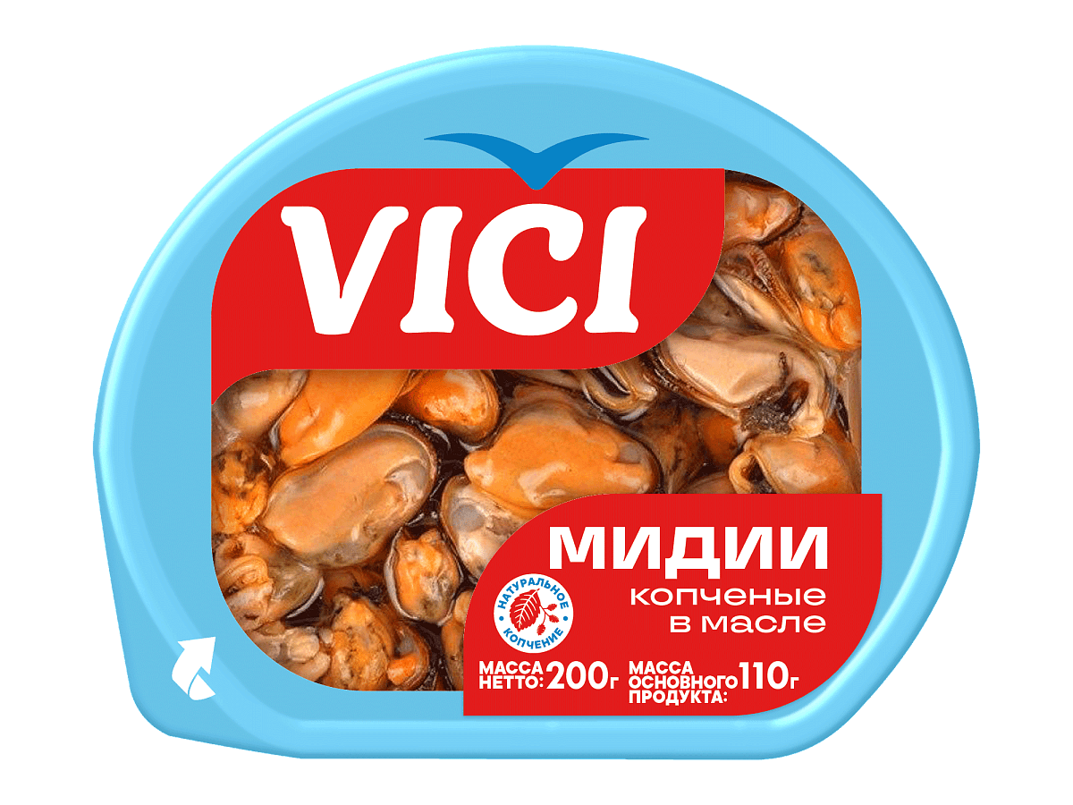 Мидии копченые в масле