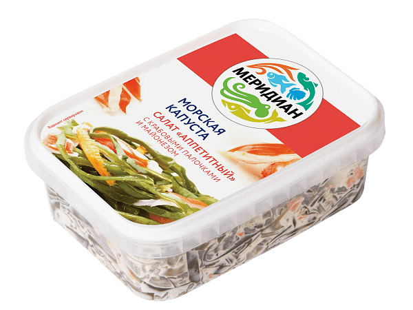 Салат из морской капусты аппетитный