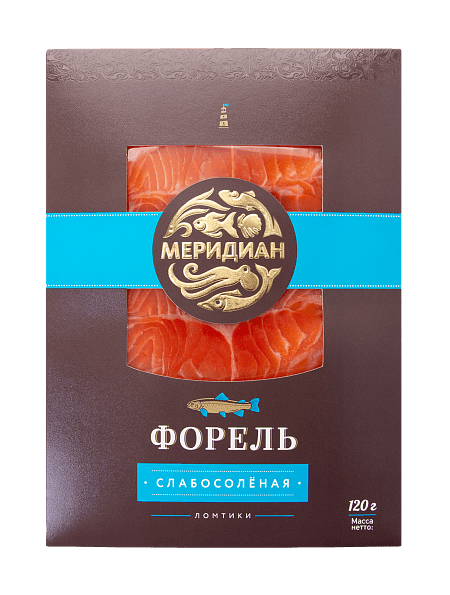 Форель ломтики слабосоленая