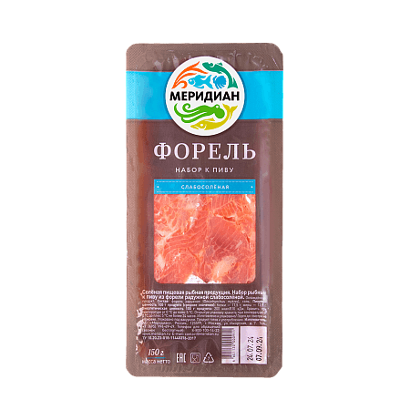 Наборы рыбные к пиву из форели слабосоленой