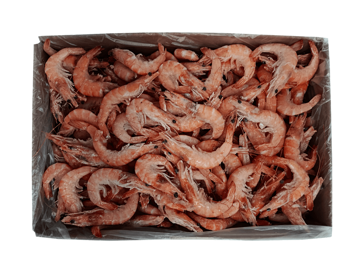 Королевские креветки в панцире 50/70 в/м  IQF, 4 кг