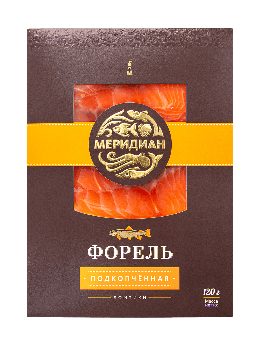 Форель ломтики подкопченая