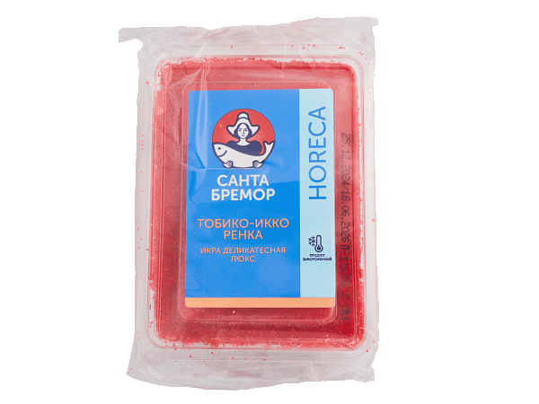 Икра Тобико-ИККО ренка красная 500г, Санта Бремор, Беларусь