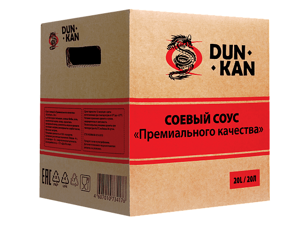 Соус соевый Премиум DUNKAN 20л, Россия
