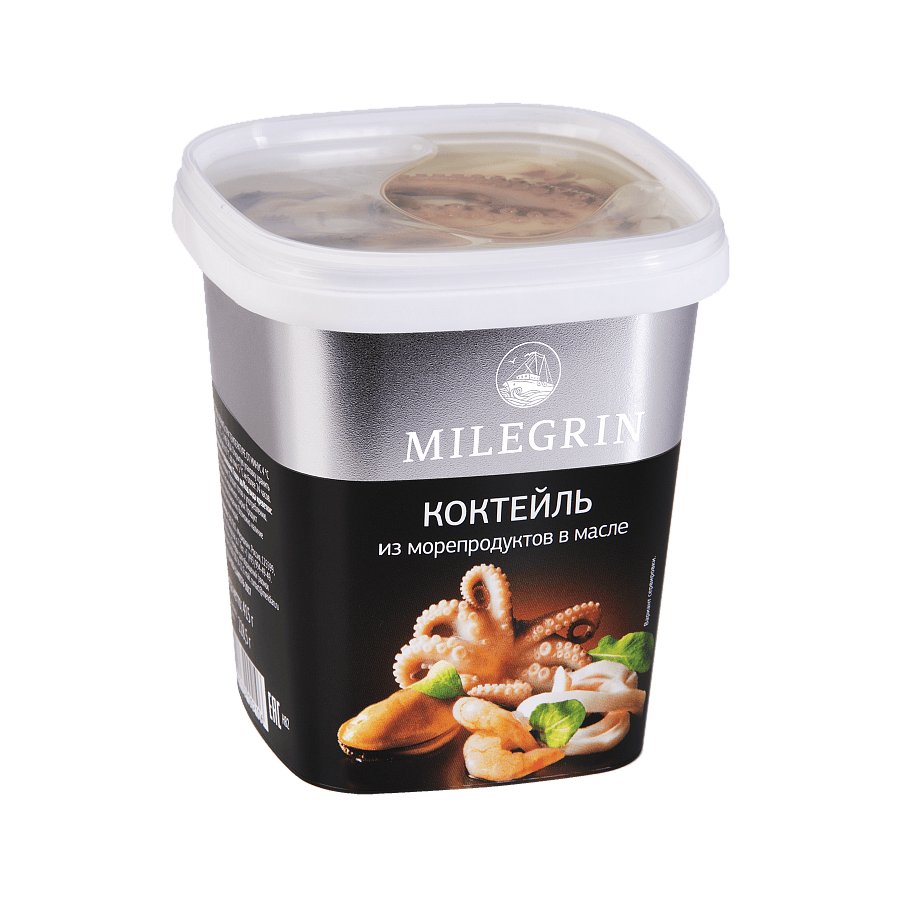 Коктейль из морепродуктов в масле 