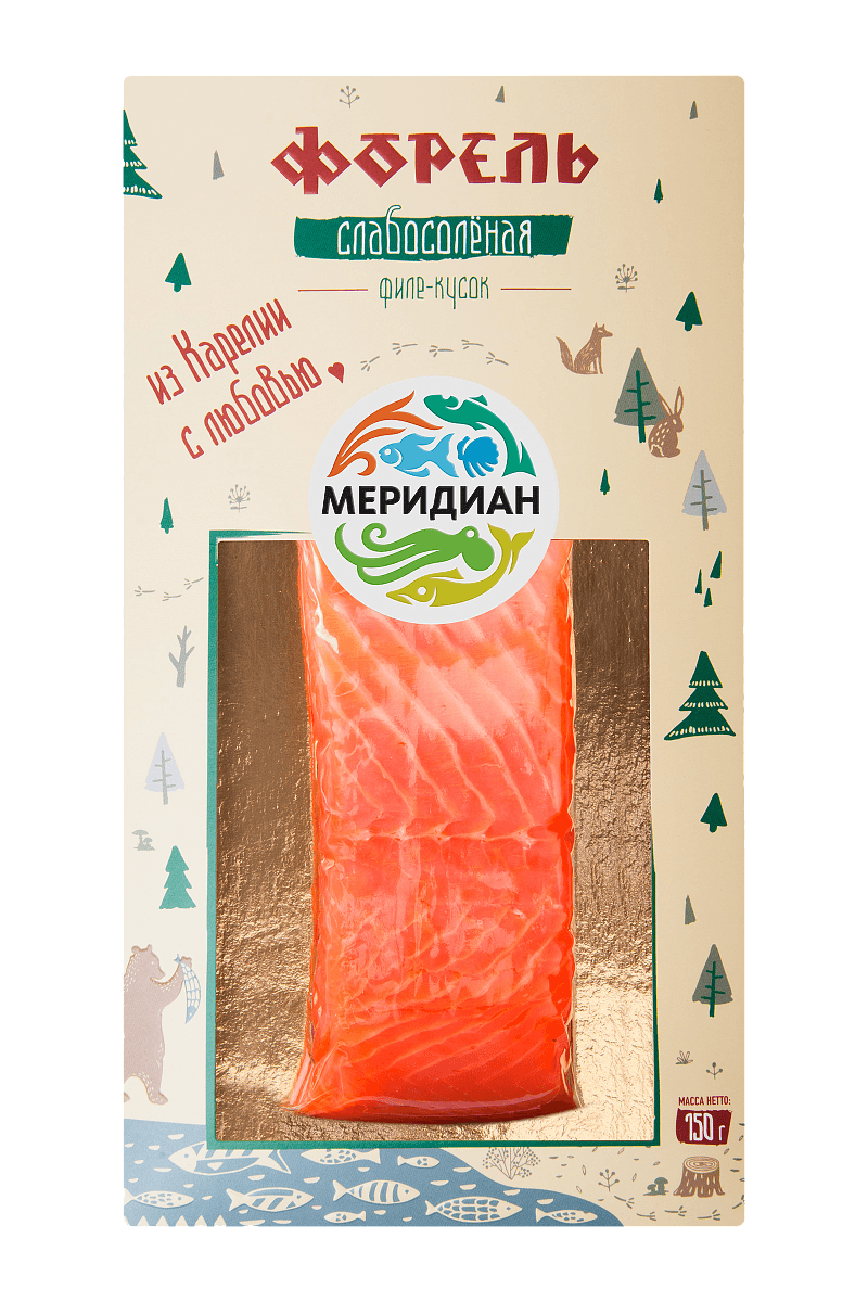 Форель филе-кусок слабосоленая