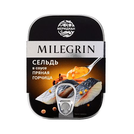 Сельдь филе-кусочки в соусе пряная горчица 