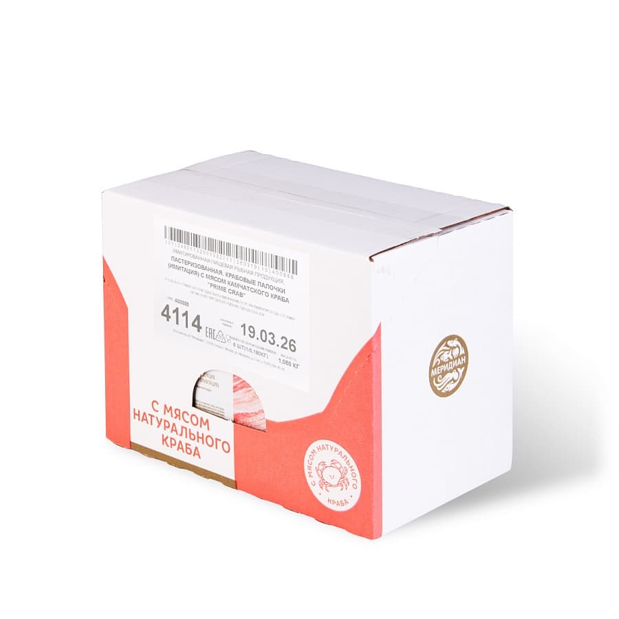 Крабовые палочки prime crab охажденные