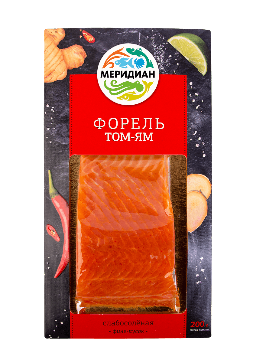 Форель филе-кусок слабосолёная том ям