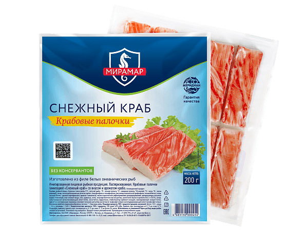 Крабовые палочки снежный краб 