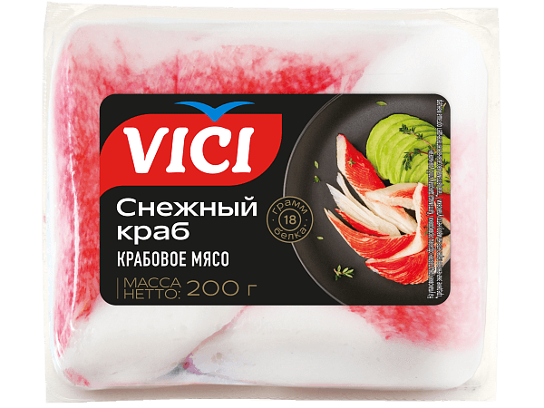 Крабовое мясо Снежный краб охлажденное