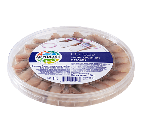 Сельдь филе-кусочки в масле