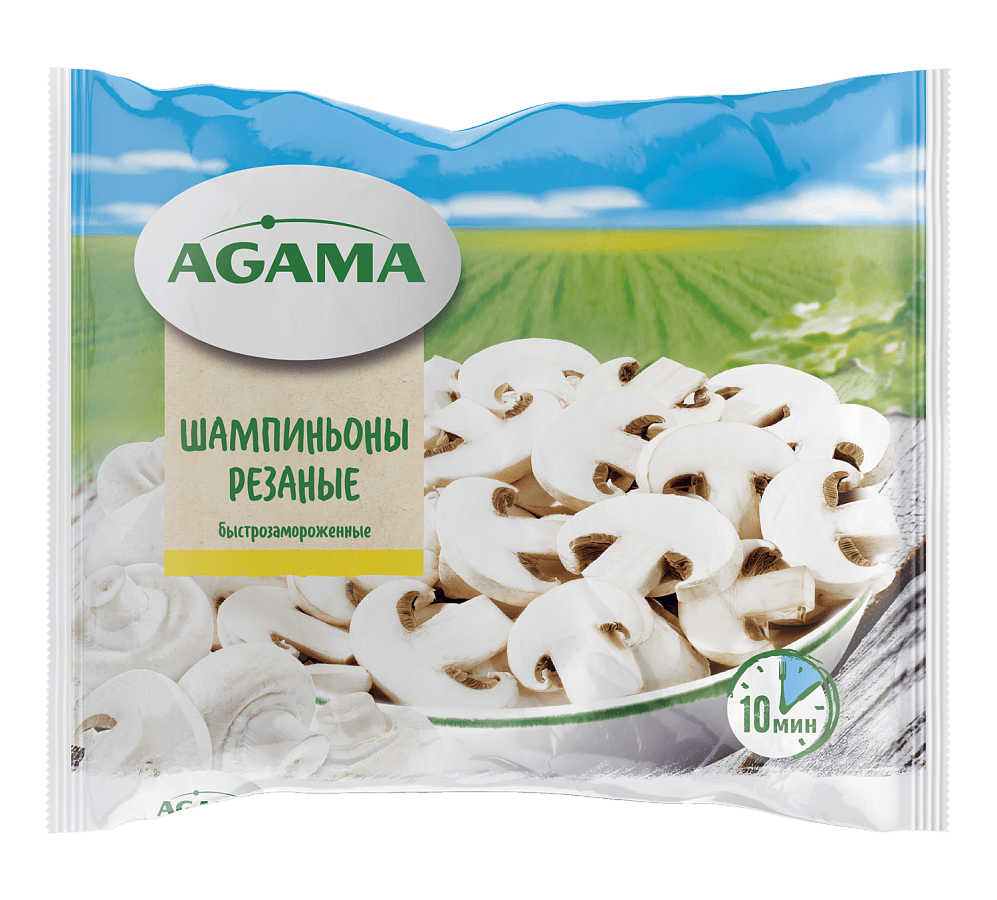 Шампиньоны резаные