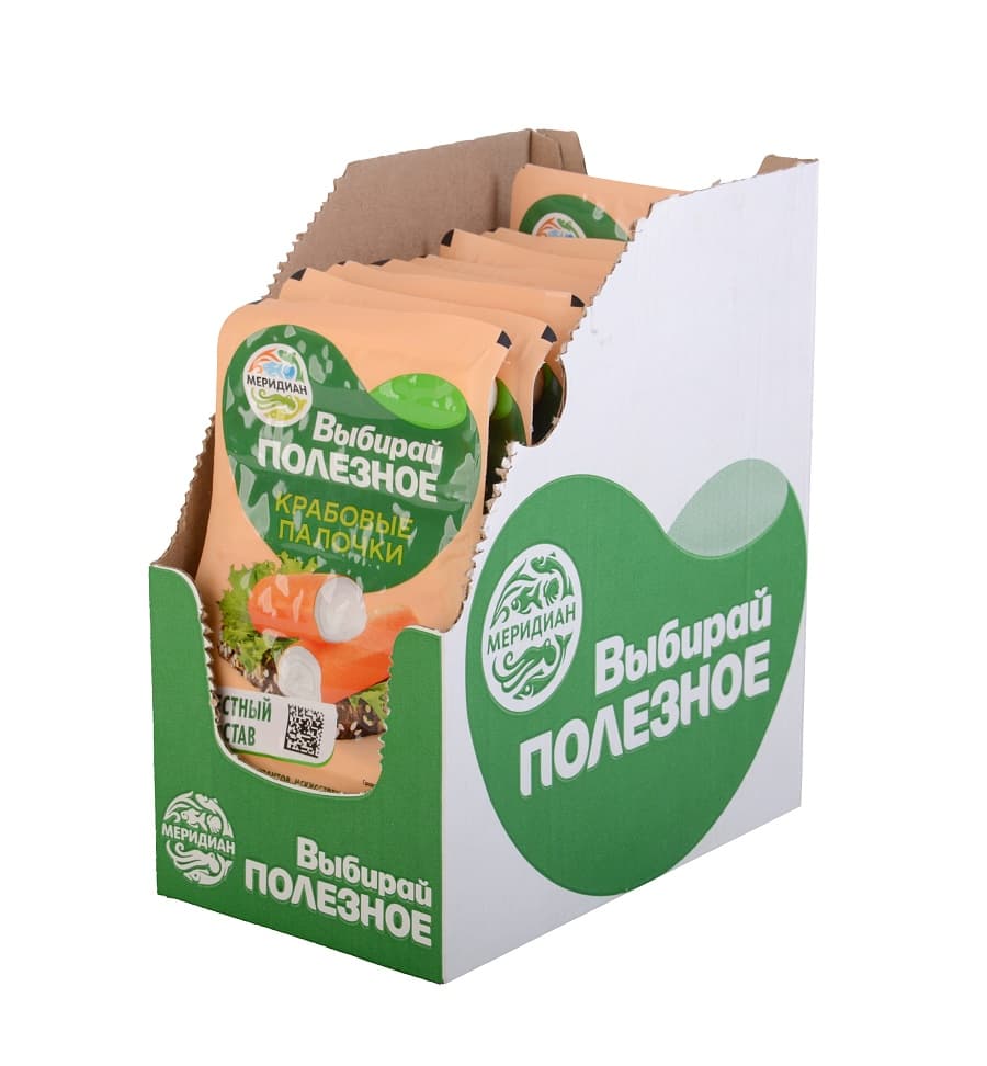 Крабовые палочки "Выбирай полезное" охлажденные