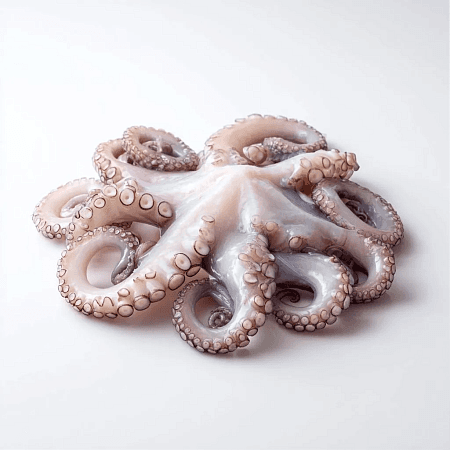 Осьминог целый с/м очищенный 3-4кг, Марокко