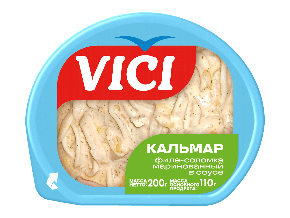 Кальмар маринованный с пряностями в соусе