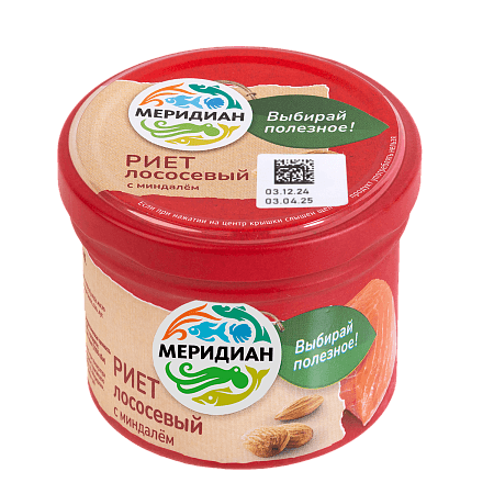Риет лососевый с миндалём