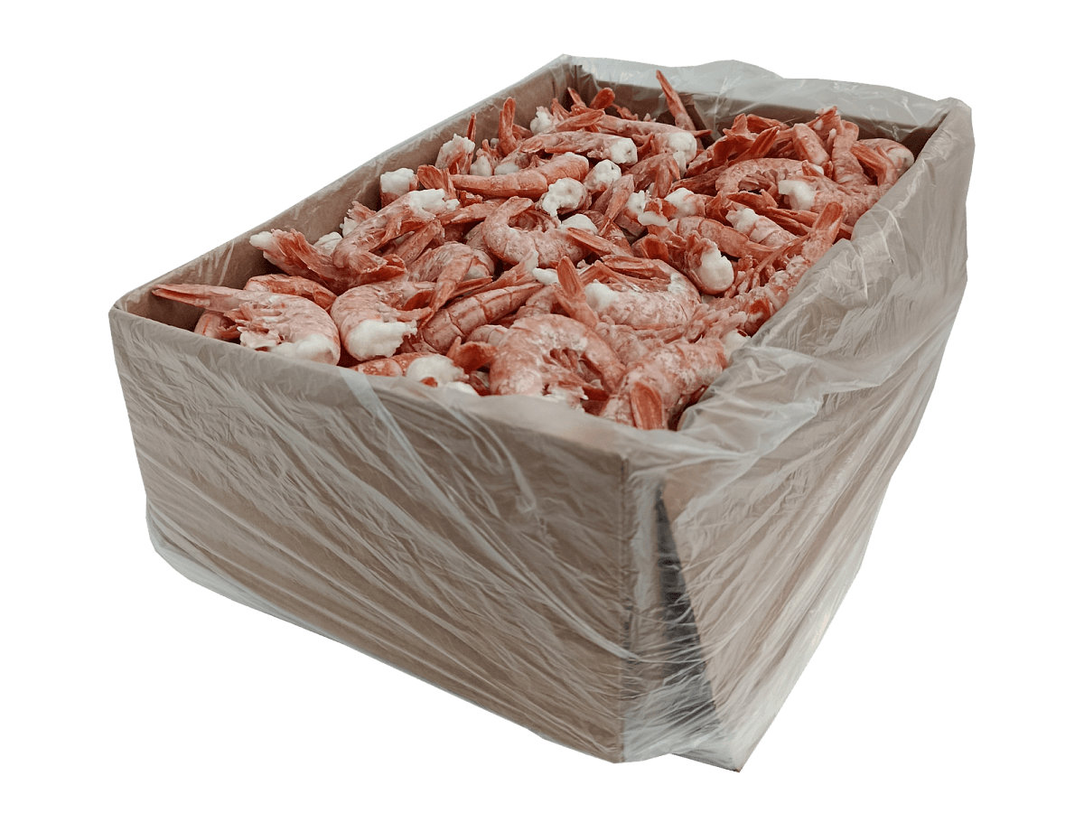 Креветки аргентинские без головы в панцире 41/50 с/м IQF, 4 кг