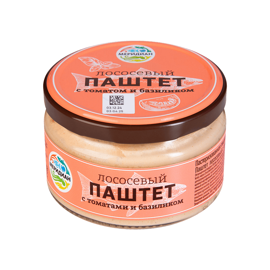 Паштет лососёвый с томатом и базиликом