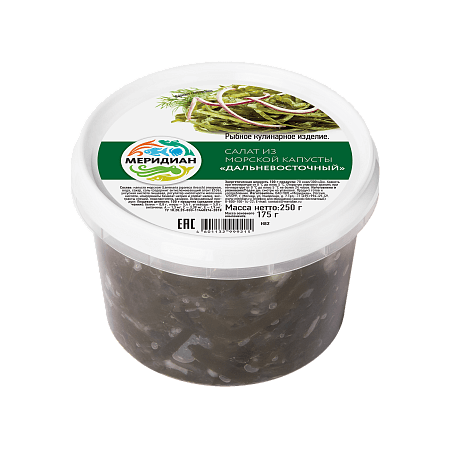 Салат из морской капусты "дальневосточный"